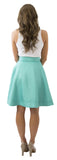Sydney Skirt - Jade - Poly Shantung Lined