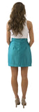 Charlotte Skirt- Teal- Poly Satin Lined
