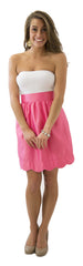 Aly Scallop Skirt- Watermelon- Poly Satin Lined