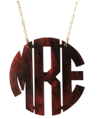 Nice Monogram Necklace