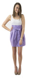 Carolina Bow Skirt- Lavender Light- Cotton Sateen Unlined
