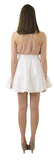 Sydney Skirt- White- Cotton Sateen Lined