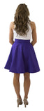 Sydney Skirt- Royal Purple- Cotton Sateen