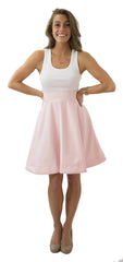 Sydney Skirt- Rose Water- Poly Satin Lined