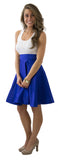 Sydney Skirt- Royal Blue- Poly Satin Lined