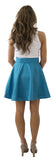 Sydney Skirt- Teal- Poly Shantung Lined