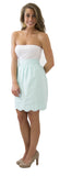 Aly Scallop Skirt- Robin's Egg- Cotton Pique Lined