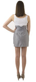 Carolina Bow Skirt- Gray- Cotton Sateen Unlined