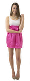 Charlotte Skirt- Hot Pink- Shiny Shantung Unlined