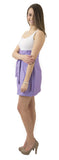 Carolina Bow Skirt- Lavender Dark- Cotton Sateen Unlined