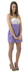 Aly Scallop Skirt- Light Lavender- Cotton Sateen Unlined