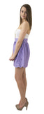 Aly Scallop Skirt- Dark Lavender- Cotton Sateen Unlined