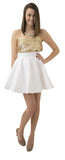 Sydney Skirt- White- Cotton Sateen Lined