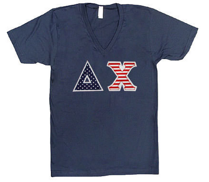 USA American Apparel V-Neck T-Shirt